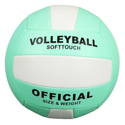 PRETYZOOM 2pcs Adult Soft Volleyball Size 5 Indoor Training Sports Ball for Entrance Examination, Machine-Stitched Explosion-Proof Volleyball for Recreational and Competitive Play