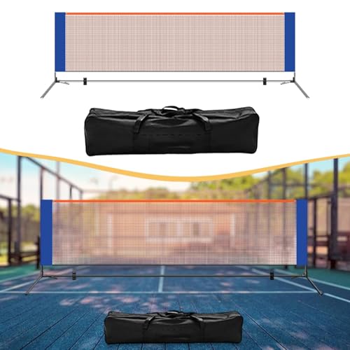 Pickleball Net Portable Pickleball Net System Foldable Steel Tubes with Carry Bag Simple Setup Material Suitable for Backyards Garages School