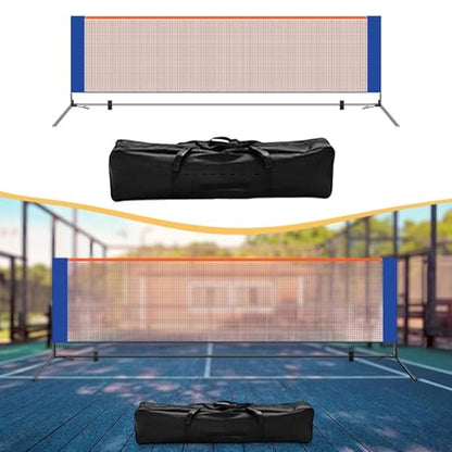 Pickleball Net Portable Pickleball Net System Foldable Steel Tubes with Carry Bag Simple Setup Material Suitable for Backyards Garages School