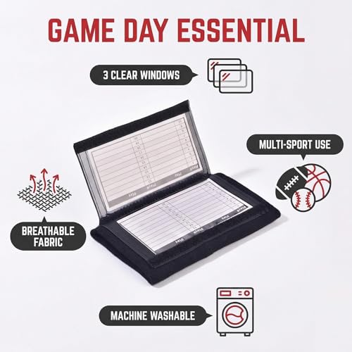 Play Wristband (Adult) with Triple Windows-Great for Tackle,Touch,and Football
