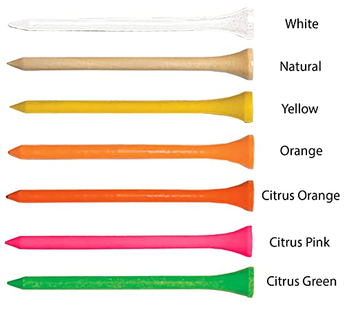 250 Personalized Custom Wood Golf Tees - 1 Color Imprint - color: White