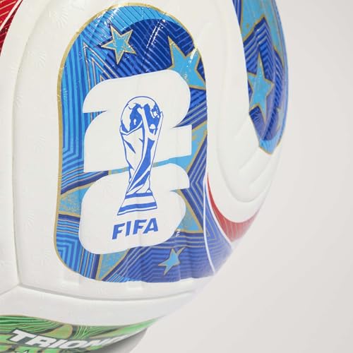 adidas World Cup 2026 Trionda Pro Match Ball - Official Soccer Ball of The FIFA World Cup 26™ with Thermal Bonded Seamless Surface and Textured Design