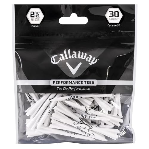 Callaway Performance Plastic Golf Tees (30 Pack) - 2.75 Inch - color: White