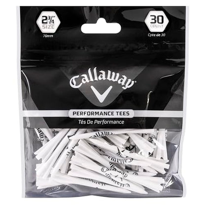 Callaway Performance Plastic Golf Tees (30 Pack) - 2.75 Inch - color: White