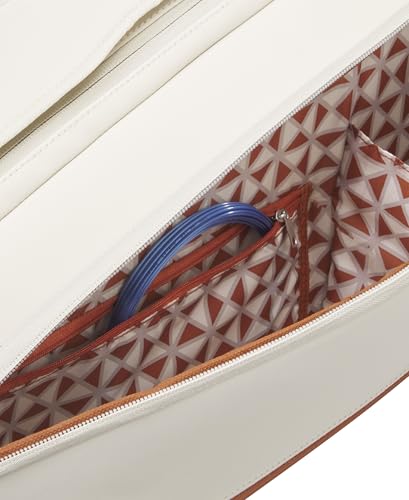 WILSON 2025 Roland-Garros Tennis Racket Bags - color: Cream/Clay, size: Holds up to 9 Rackets