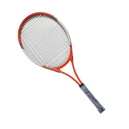 27 Inch Tennis Racket for Adults Teens, Aluminum Alloy Nylon Recreational Tennis Racquet with Comfort Grip and Racket Bag for Beginner Intermediate Players - color: Red