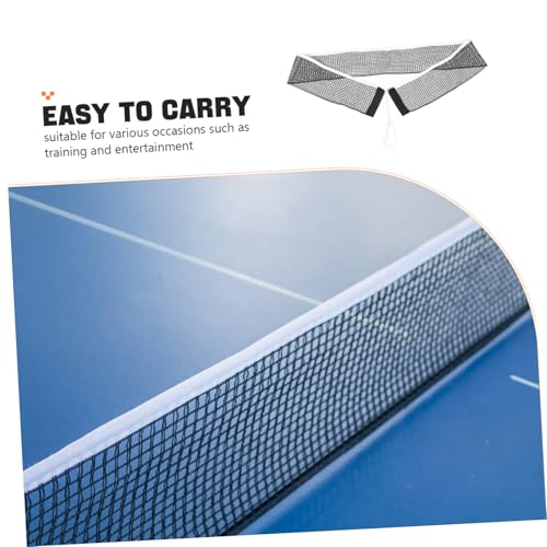 Happyyami Pong Net Table Tennis Net for Use Easy Setup Black Design for Adults and Boy Girl