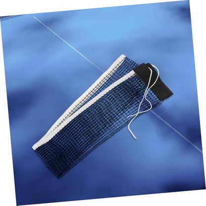 Retractable Table Tennis Net Dense Mesh for Ball Retention Easy to Store and Setup Lightweight and Portable for Indoor and Outdoor Training