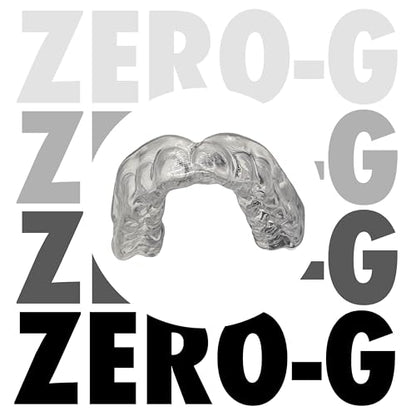 Zero-G Sports Mouthguard Clear 1-Pack - Adult Size - Boil & Bite - Basketball, Football, Soccer, Baseball, Hockey, Lacrosse - color: Clear