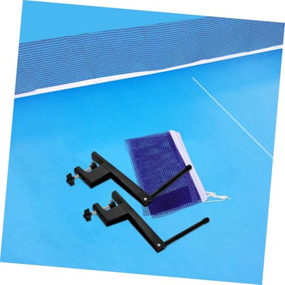 Toddmomy Table Tennis Net Set Pong Net Quick Installation for Indoor and Outdoor Games Includes Retention Design Portable and Easy to Store for All Skill Levels