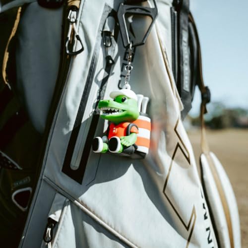 Animal Caddy Golf Tee Holder, Includes 8 Golf Tees, Fun Golf Accessory for Men & Women, Golf Gift - color: Red, style: Gator Caddy