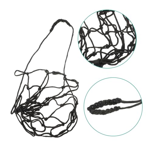 GALPADA Football Juggling Trainer Net Adjustable Soccer Training Equipment for Youth Black Football Kick Throw Practice Aid Easy Storage Portability