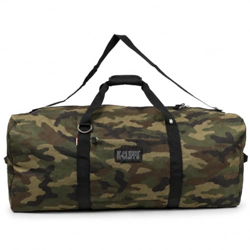 Heavy Duty Cargo Duffel Large Sport Gear Drum Set Equipment Hardware Travel Bag Rooftop Rack Bag - color: Camouflage, size: 42" x 20" x 20"