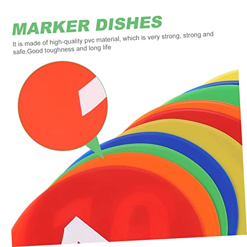 1set Football Training Markers Multi Dishes for Soccer Basketball and Sports Drills Carry Bag Includes Numbers Portable Bag