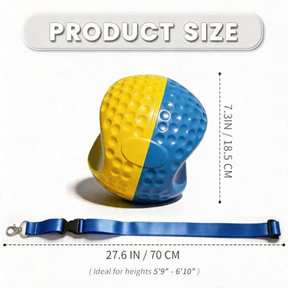 Golf Training Aid, Golf Swing Trainer, Smart Ball with Soft Memory Foam and Adjustable Lanyard, Enhances Swing Precision and Corrects Slicing, Scooping and Chicken Wing for Golfers
