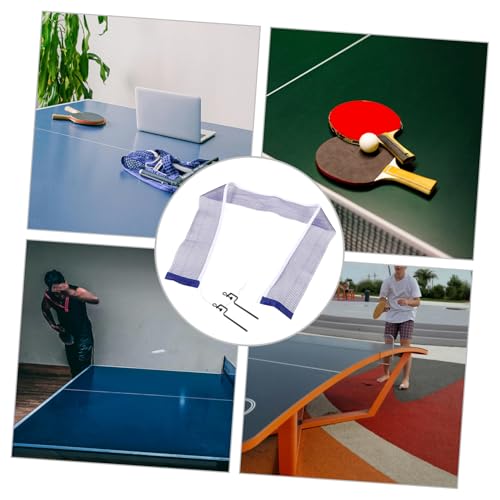 Totority Table Tennis Net and Post Portable Net with String Tension for Use for Training and Practice Versatile for All Ages Easy Setup and Transport