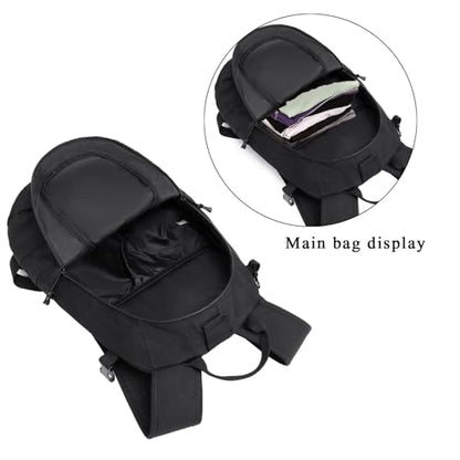 15L Motorcycle Backpack Tactical Bag Rucksacks for Outdoor Camping Trekking Hunting with Patch - color: Black
