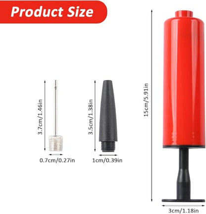 3 Pcs Hand Inflator Kits,TOSAMZOO Air Pump Ball Pump Sports Sphere Pumps with Needle, Nozzle, Perfect for Volleyball, Basketball, Football, Soccer, Water Polo, Inflatable Set