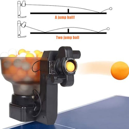 Portable Table Tennis Robot, Automatic Table Tennis Serving Machine, Table Tennis Trainer, for Beginners Enthusiasts