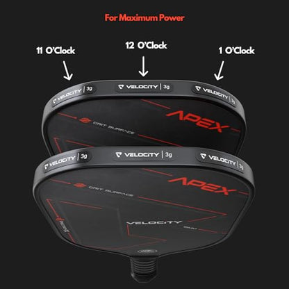 Lead Tape for Pickleball Paddles, 10 Pcs Pre-Weighted Pickleball Lead Tape Strips for Paddle Power, Control and Balance, 3M Adhesive Backing for Easy Application on Edge Guard