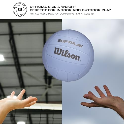 WILSON Soft Play Volleyballs - Official Size - color: Purple