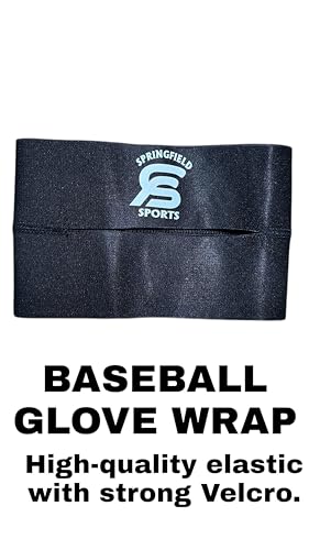 Baseball Glove Mallet (Hammer) for Youth & Adult, One-Piece Structure Baseball Glove Mallet, Wooden Shaping Hammer, Glove Wrap by Springfield Sports. The Best Stuff for Your Game Practice.