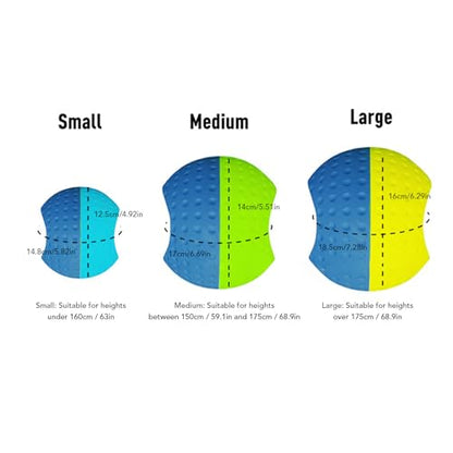 Golf Swing Training Aid, PU Foam Soft Ball for Posture and Technique, Ideal for Beginner Practice in Indoor and Outdoor Settings - size: 53mm