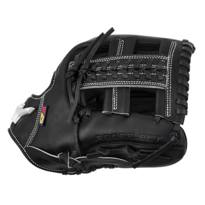 Mizuno Pro Select - color: Cross 8 Web - Black, size: 11.5", Infield, Regular Pocket Design