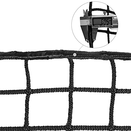 IUZEAI Baseball Backstop Nets, Nylon Baseball Netting Pro High Impact Sports Netting Material 10'x10'/10'x20'/10'x30'(Net Only)