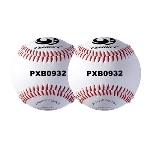 PHINIX Soft Cushioned Baseball Safety Baseball for Indoor and Outdoor Training - style: Bag of 2