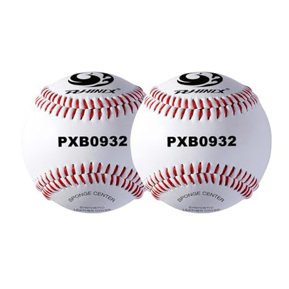 PHINIX Soft Cushioned Baseball Safety Baseball for Indoor and Outdoor Training - style: Bag of 2