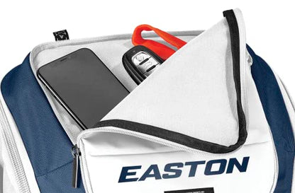 Easton | Ghost NX Backpack Equipment Bag | Adult | Fastpitch Softball | Team Logo Panel | Multiple Colors - color: Stars & Stripes