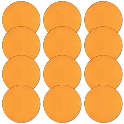Poly Spot Markers 4inch/9 inch Non-Slip Rubber Agility Markers Flat Field Cones Floor Dots for Football, Soccer, Basketball Training Markers, School Activities, Exercise Drills, Social Distancing