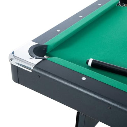 3 in 1 Pool Table Ping Pong Dining Table Combo,63.8 Foldable Billiard Tables/Table Tennis, Multi Game Table, with Billiard and Tennis Paddles Accessories