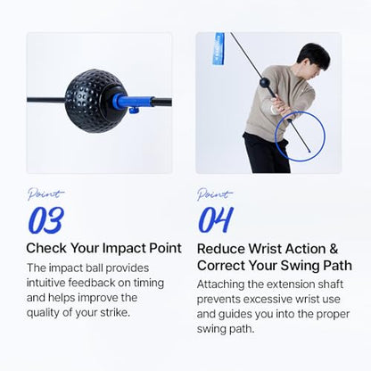 Fast Swing Golf Trainer Speed Distance Training Aid for Long Drives Pro Heoseok