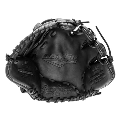Rawlings Gamer Contour Series Utility Baseball Glove | Youth | Travel | Infield | Outfield | First Base | Black | Right Hand Thrower | Left Hand Thrower