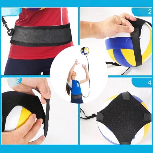 Volleyball Training Equipment,Solo Practice Rebounder Drills | Beginner Serving Trainer - for Youth Adults Players Coaches Schools Clubs Individual Team Pre-game Warm-up