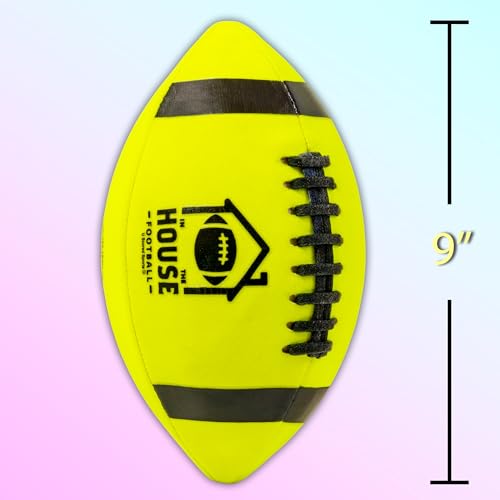 in The House Football – Soft Indoor Football for Kids (Ages 3+) & Adults | Lightweight & Safe for Inside Play | Perfect for Rainy Days, Dorm Rooms, Living Rooms & More | Gift for Boys