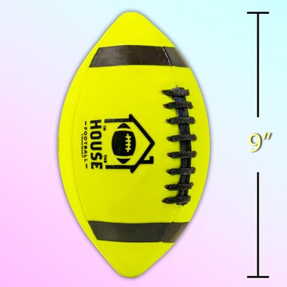 in The House Football – Soft Indoor Football for Kids (Ages 3+) & Adults | Lightweight & Safe for Inside Play | Perfect for Rainy Days, Dorm Rooms, Living Rooms & More | Gift for Boys
