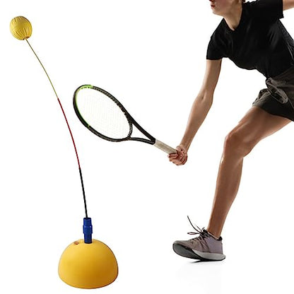 Tennis Hit Trainer Self-Training Aids Rebounder Tennis Training Equipment for Beginners Practice Helps Improve Strokes Abs, As Pic Shows