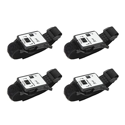 Scour Counter Watch Manual Stroke Keeper Portable Golf Score Tracker Wrist Wearable for Golfers Plastic 4PCS Set