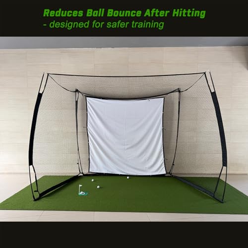 DCQ Golf Simulator Turf Flooring, Golf Mat for Indoor, Golf Simulator Accessories, Putting Turf - style: 12 x 6 ft