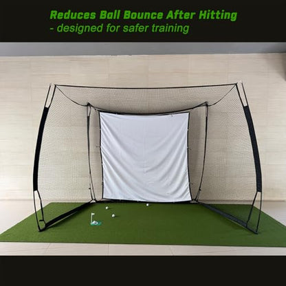 DCQ Golf Simulator Turf Flooring, Golf Mat for Indoor, Golf Simulator Accessories, Putting Turf - style: 15 x 6 ft