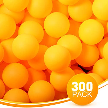 Yunsailing 300 Pcs Plastic Balls Bulk Washable Training Table Tennis Balls 40 mm for Table Tennis Games Pool Games Sports Carnival Party Decorations Indoor Outdoor, Yellow
