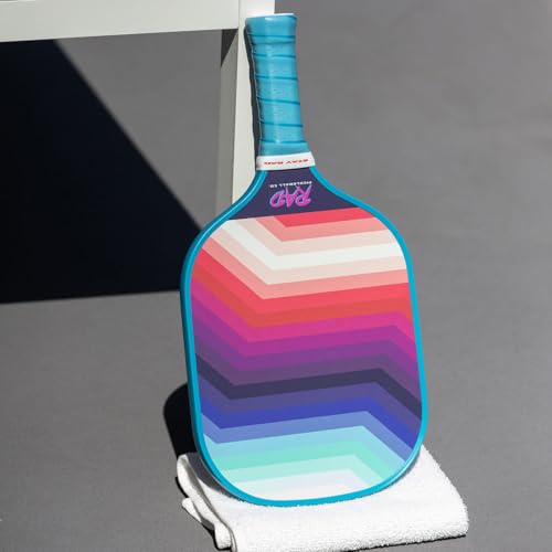 RAD Pickleball Paddle – USAPA Approved Pickleball Racket – Fiberglass Surface with Spin Grit Tech – Carbon Fiber Pickleball Paddle for Power & Control – Indoor & Outdoor - color: The Zinger
