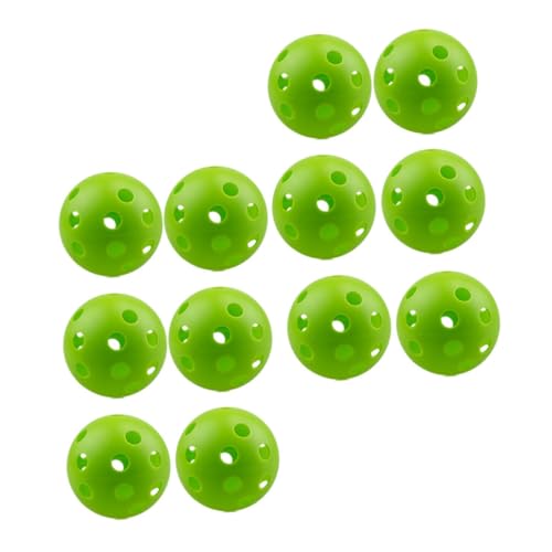 Yardwe Golf Ball Indoor Practice Balls Golfing Hollow-Out Balls Golfing Practice Tools Balls for Golfing - color: Green
