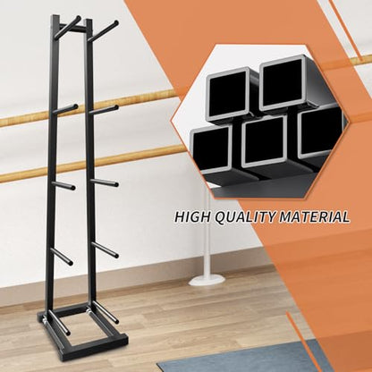 2026 NEW Medicine Ball Rack, Medicine Ball Storage, Adjustable Medicine Ball Storage Tree, Holds 5 Balls for Strength Training, Holds Balls up to 11" Diameter for Home Gym