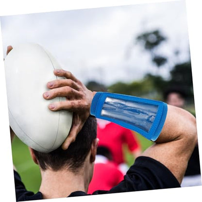 WOONEKY Football Play Wristband Arm Band for Youth Adults Multi-Sport Card Holder for Football Baseball Basketball Comfortable Elastic Training Accessory
