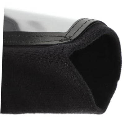 Football Wristband and Quarterback Play Wristband, Tactical Sports Sweatband with Playbook Holder, Black Medium, Ergonomic Football Wrist Protector for Training and Competition