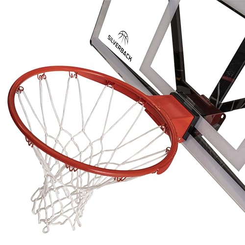 Silverback NXT 54" Wall Mounted Basketball Hoop, Indoor / Outdoor Basketball Hoop with QuickPlay Design - color: Fixed Height